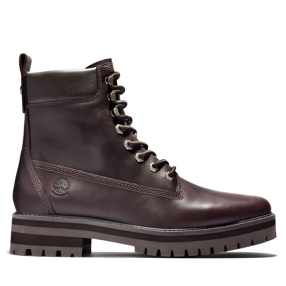 Botas de Invierno Timberland Argentina Hombre - Courma Guy Waterproof - Burdeos - KMYVRX-032